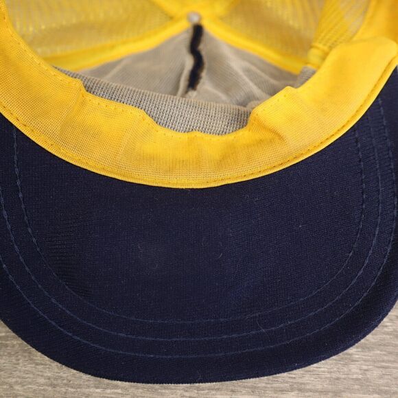 Vintage Notre Dame Mesh Snapback 3 ND Spell out Trucker Hat Made In USA 80’s - Picture 9 of 12